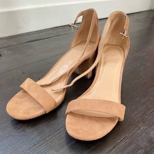 Target nude suede heels